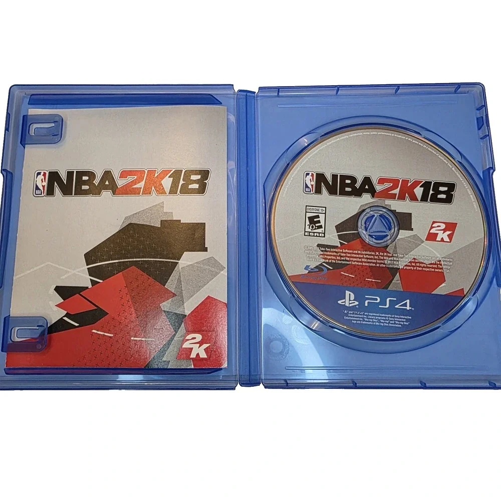 NBA 2K18 PS4, Kyrie Irving Rated E10+, #1 Rated Basketball Game Tested CIB